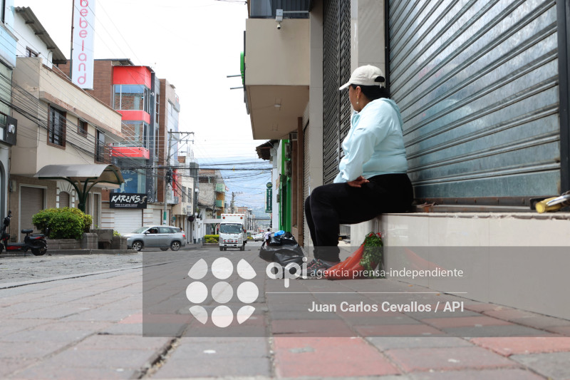 ATUNTAQUI-ANTONIO ANTE-PARO NACIONAL-MANIFESTACIONES-COMERCIO