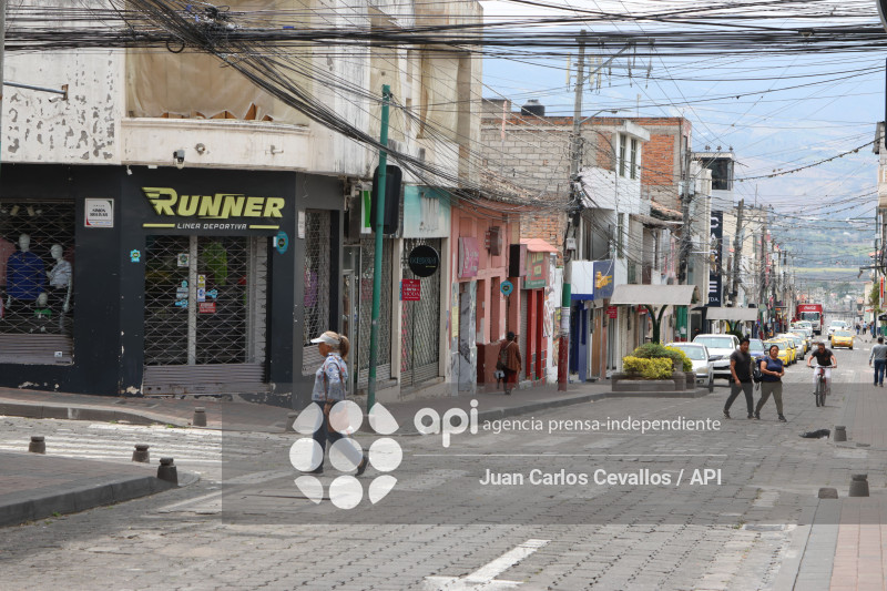 ATUNTAQUI-ANTONIO ANTE-PARO NACIONAL-MANIFESTACIONES-COMERCIO