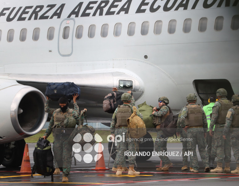 LLEGADA REFUERZOS MILITARES A QUITO