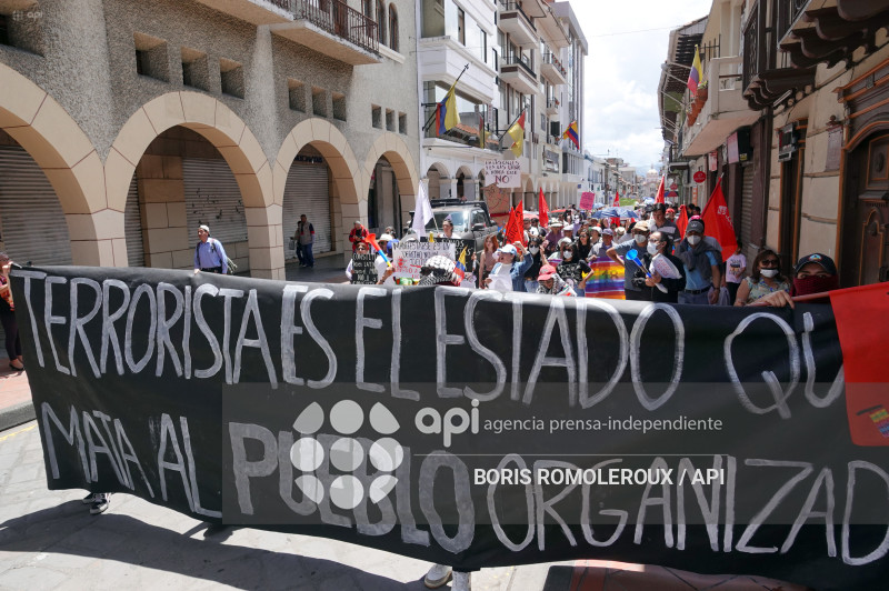 CUENCA-MARCHA CONTRA GOBIERNO