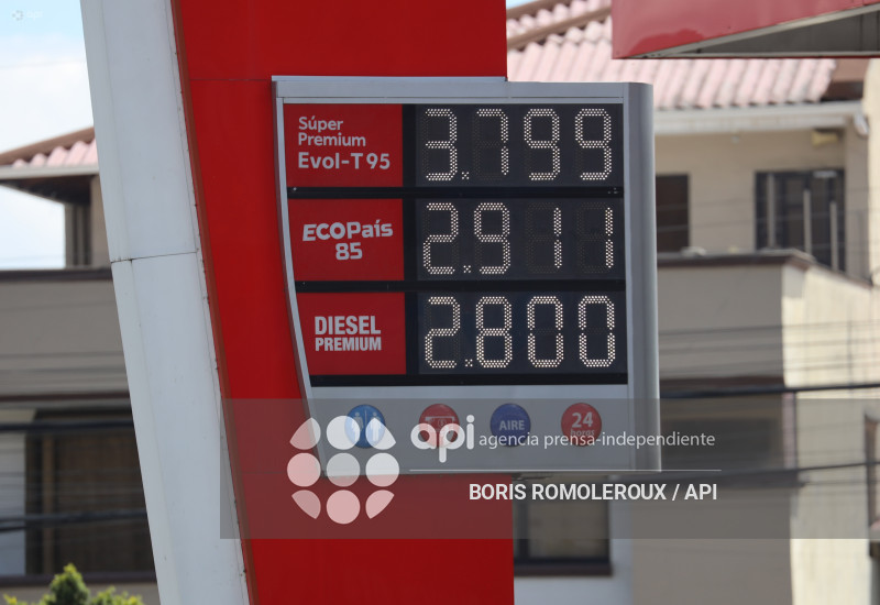 CUENCA-NUEVO PRECIO-GASOLINA EXTRA-ECOPAIS