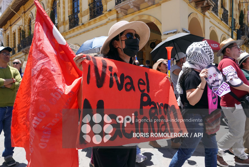 CUENCA-MARCHA CONTRA GOBIERNO