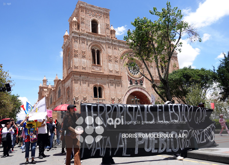 CUENCA-MARCHA CONTRA GOBIERNO