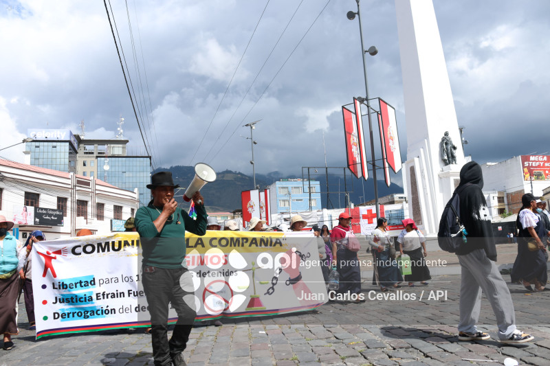 IBARRA-IMBABURA-PARO NACIONAL-MANIFESTACIONES-MARCHA-DIESEL