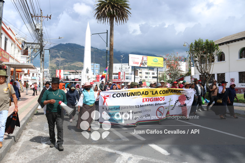 IBARRA-IMBABURA-PARO NACIONAL-MANIFESTACIONES-MARCHA-DIESEL