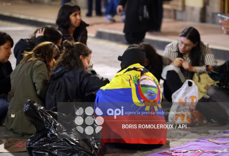 CUENCA-MARCHA CONTRA GOBIERNO DE NOBOA