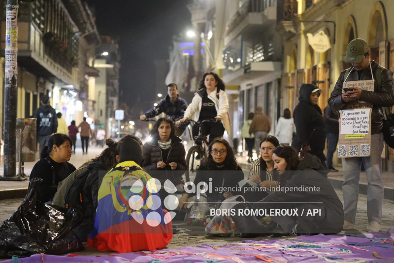 CUENCA-MARCHA CONTRA GOBIERNO DE NOBOA