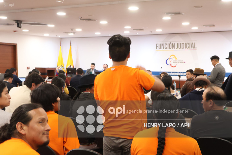 AUDIENCIA CASO OTAVALEÑOS PARO NACIONAL