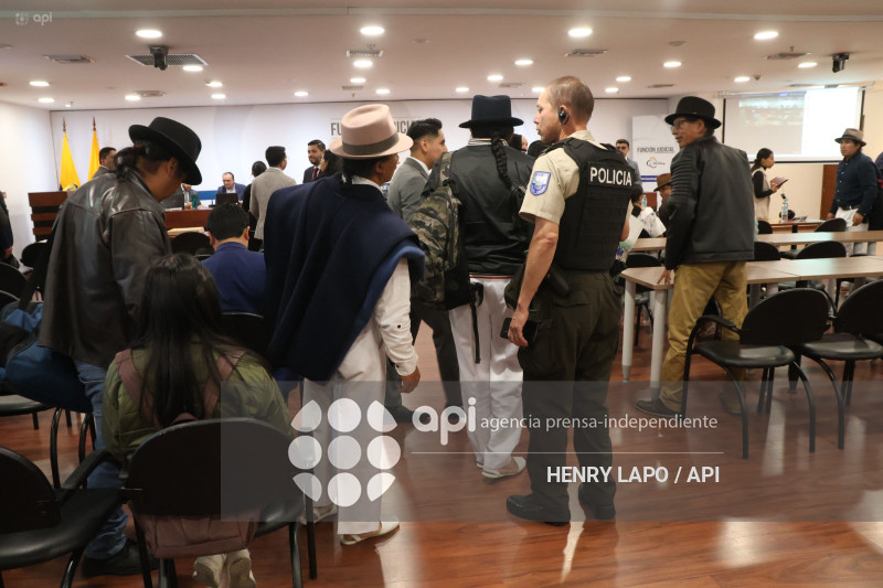 AUDIENCIA CASO OTAVALEÑOS PARO NACIONAL