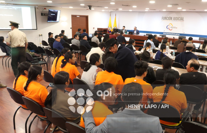 AUDIENCIA CASO OTAVALEÑOS PARO NACIONAL