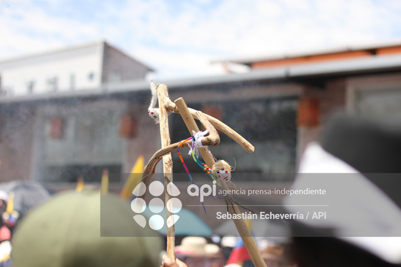 COTACACHI-IMBABURA-PARO NACIONAL-MANIFESTACIONES-MARCHA-DIESEL-UNORCAC