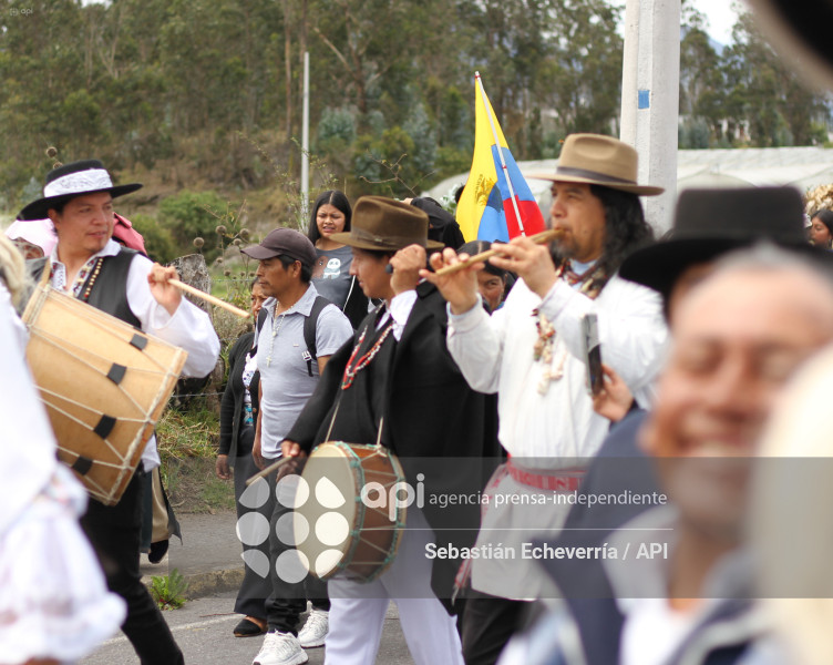 COTACACHI-IMBABURA-PARO NACIONAL-MANIFESTACIONES-MARCHA-DIESEL-UNORCAC