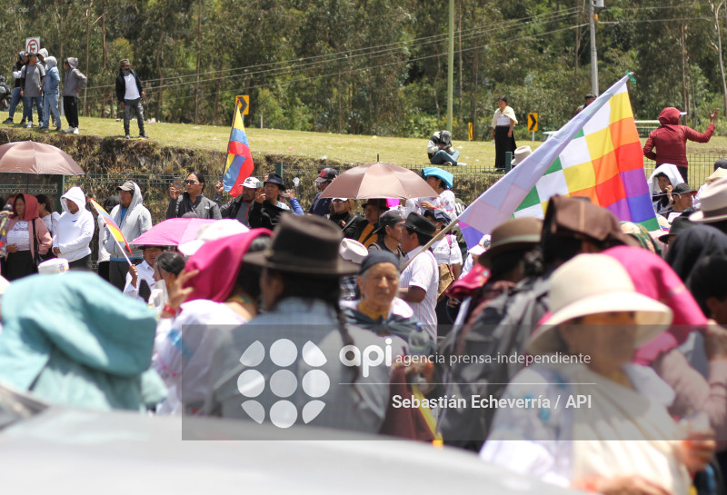 COTACACHI-IMBABURA-PARO NACIONAL-MANIFESTACIONES-MARCHA-DIESEL-UNORCAC