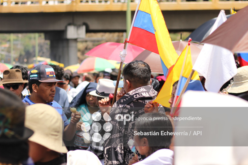 COTACACHI-IMBABURA-PARO NACIONAL-MANIFESTACIONES-MARCHA-DIESEL-UNORCAC