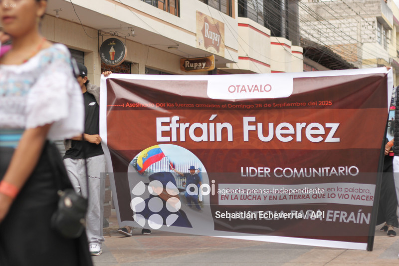 COTACACHI-IMBABURA-PARO NACIONAL-MANIFESTACIONES-MARCHA-DIESEL-UNORCAC