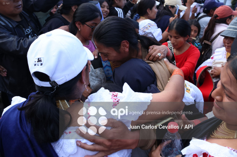 IMBABURA-PARO NACIONAL-DETENIDOS-DIESEL-OTAVALO-CUARTEL DE POLICIA