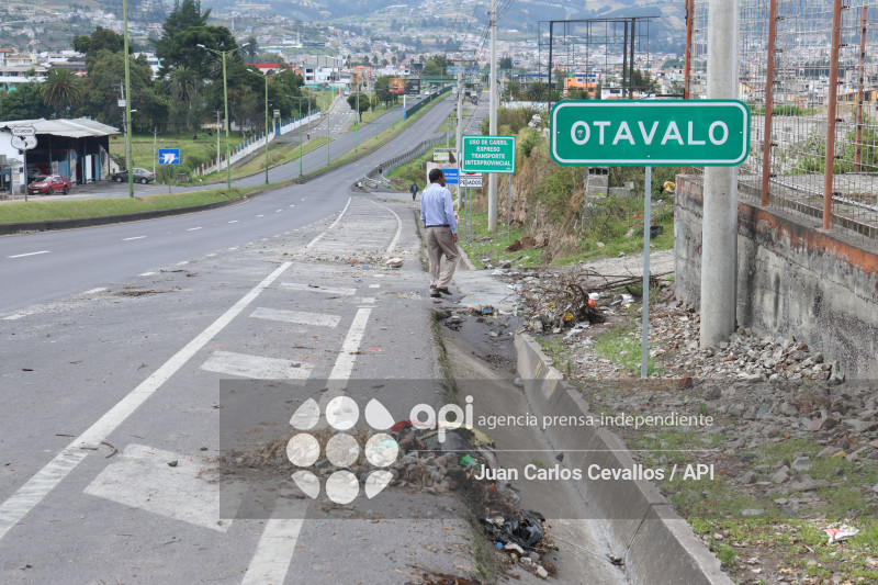 IMBABURA-PARO NACIONAL-MANIFESTACIONES-DIESEL-OTAVALO-COTACACHI-ATUNTAQUI-SECUELAS