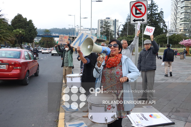 PLANTON A FAVOR DEL NO EN LA CONSULTA POPULAR