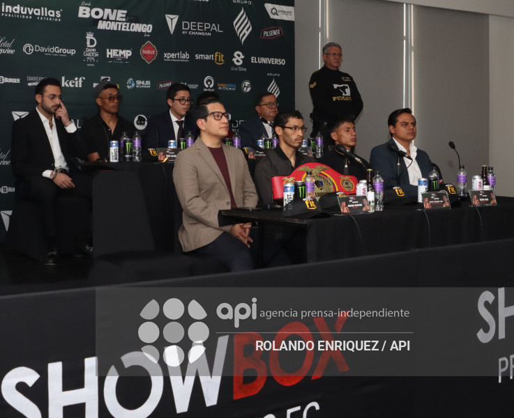 RUEDA DE PRENSA CARTELERA BOXISTICA ERICK BONE