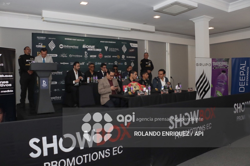 RUEDA DE PRENSA CARTELERA BOXISTICA ERICK BONE