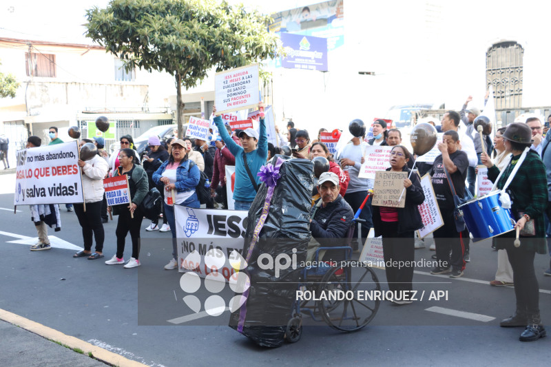 PROTESTA PACIENTES DE DIALICIS