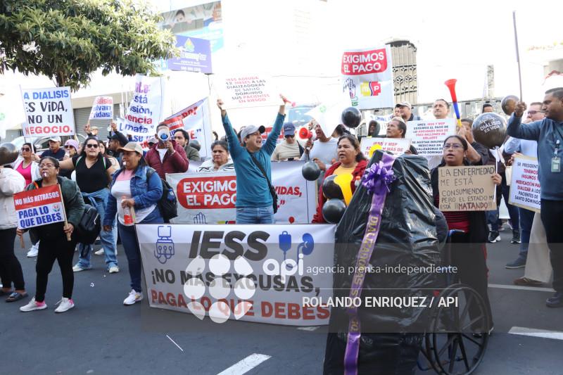 PROTESTA PACIENTES DE DIALICIS
