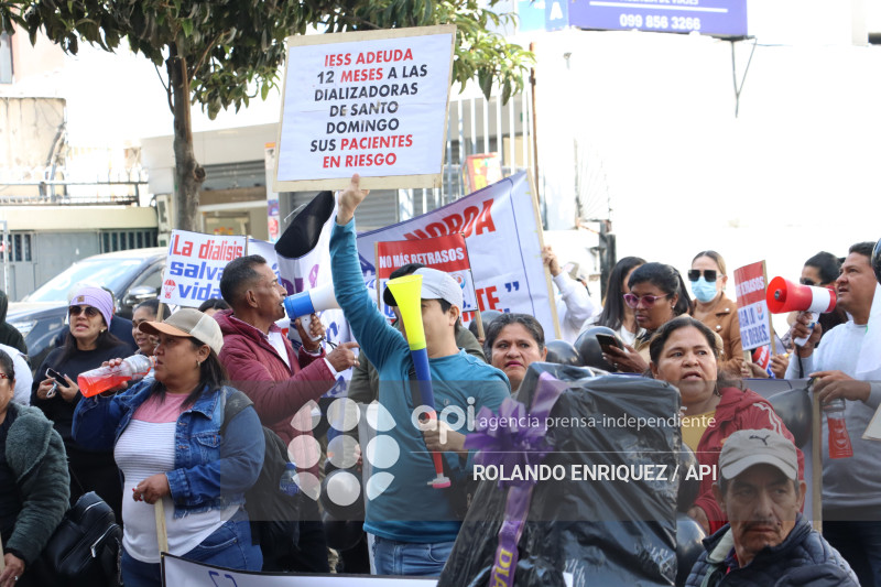 PROTESTA PACIENTES DE DIALICIS