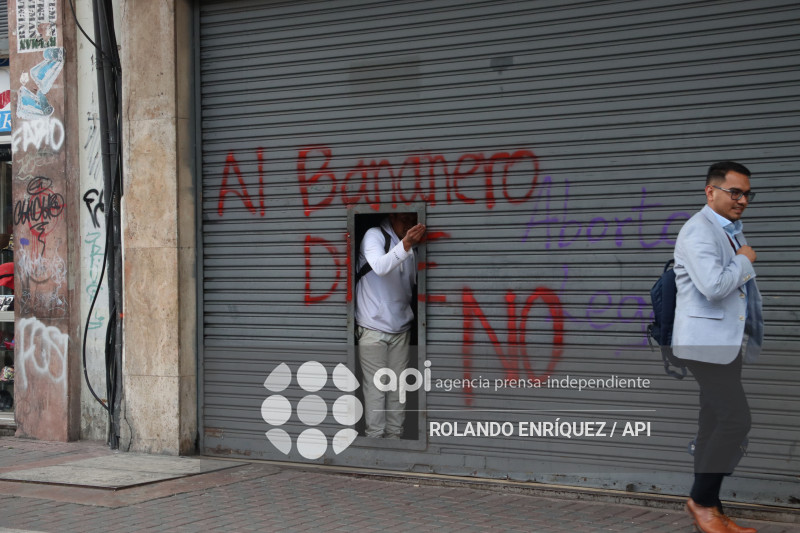 MARCHA ORGANIZACIONES SOCIALES POR EL NO