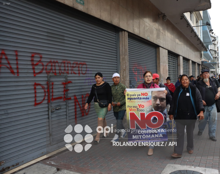 MARCHA ORGANIZACIONES SOCIALES POR EL NO