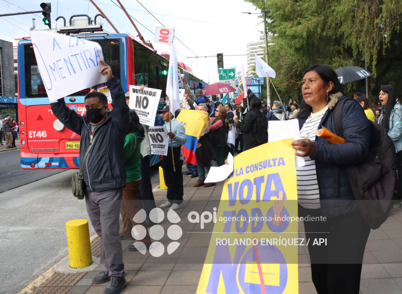 MARCHA ORGANIZACIONES SOCIALES POR EL NO