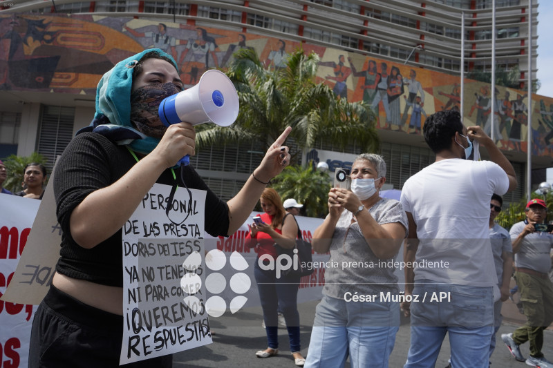 GYE-PROTESTA PRESTADORES EXTERNOS