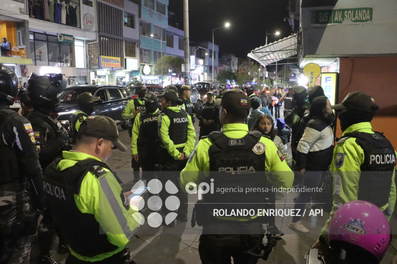 OPERATIVO DE SEGURIDAD SUR DE QUITO