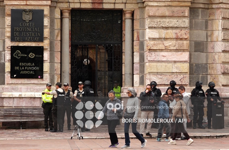 CUENCA-FALSA ALARMA-EXPLOSIVOS EN CORTE DE JUSTICIA