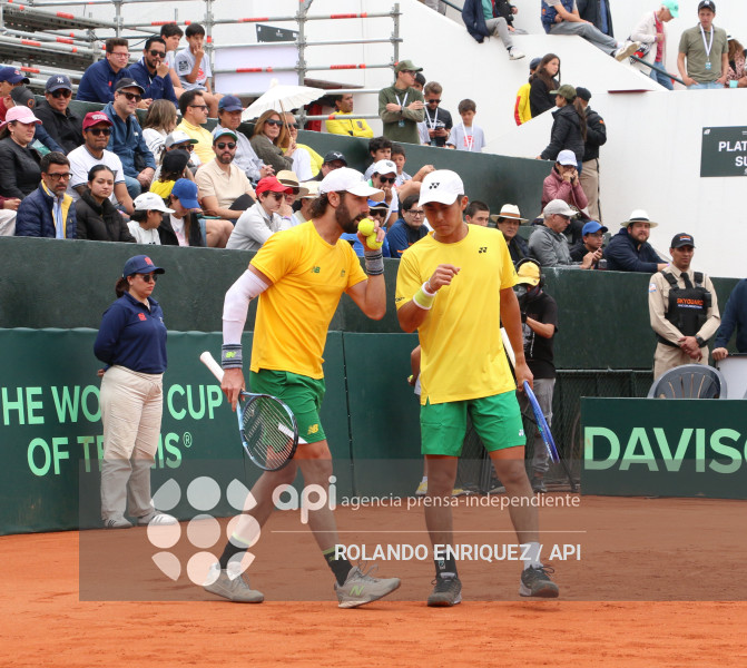 COPA DAVIS DOBLES ECUADOR VS AUSTRALIA