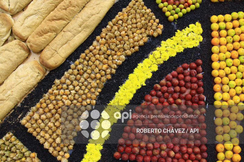 PREPARATIVOS FIESTA DE LAS FLORES Y LAS FRUTAS