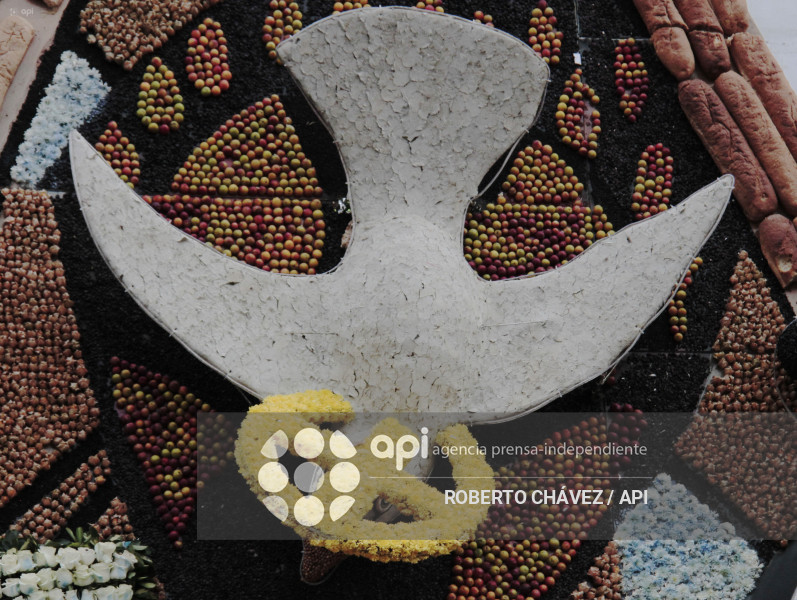 BENDICION FIESTA DE LAS FLORES Y LAS FRUTAS EN AMBATO