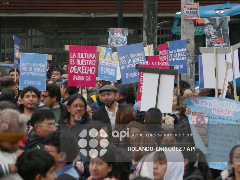 MARCHA CONTRA LEY REFORMATORIA COOTAD
