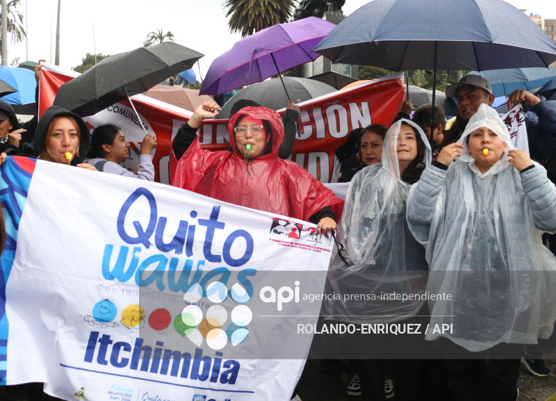 MARCHA CONTRA LEY REFORMATORIA COOTAD