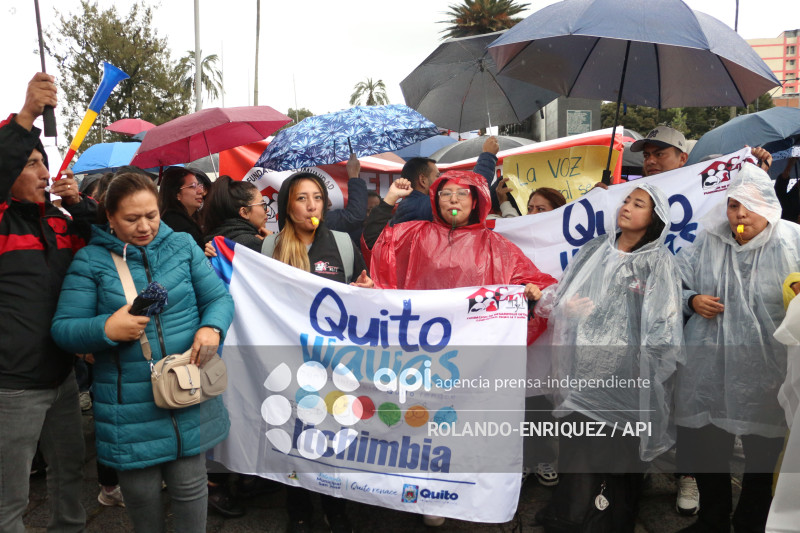 MARCHA CONTRA LEY REFORMATORIA COOTAD