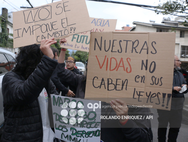 MARCHA CONTRA LEY MINERA