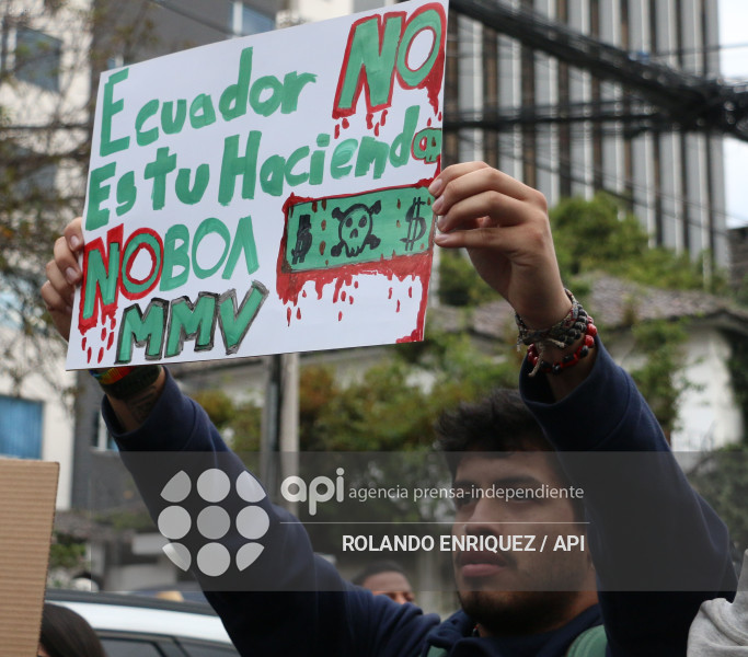 MARCHA CONTRA LEY MINERA