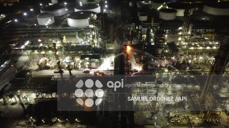 AMBIENTE INCENDIO REFINERIA DE ESMERALDAS