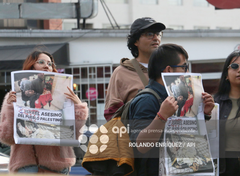 PROTESTA EMBAJADA DE ISRAEL