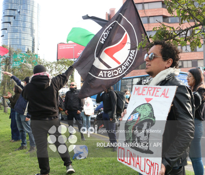 PROTESTA EMBAJADA DE ISRAEL