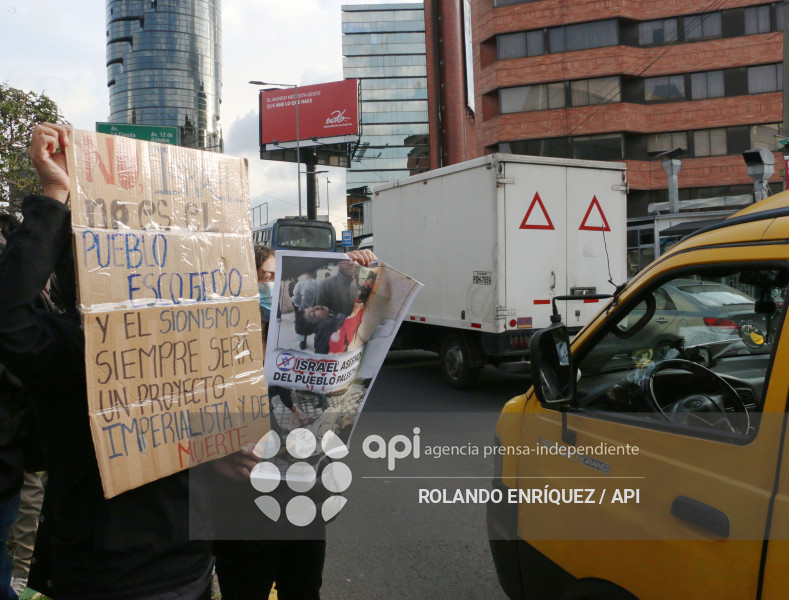 PROTESTA EMBAJADA DE ISRAEL