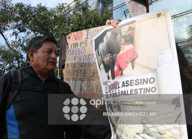 PROTESTA EMBAJADA DE ISRAEL