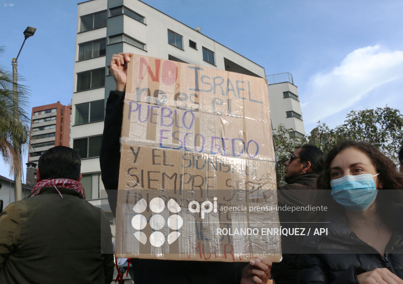 PROTESTA EMBAJADA DE ISRAEL