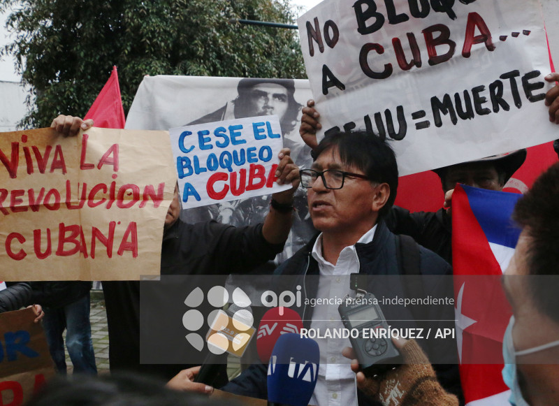 GRUPOS SOCIALES APOYO  A EMBAJADA DE CUBA