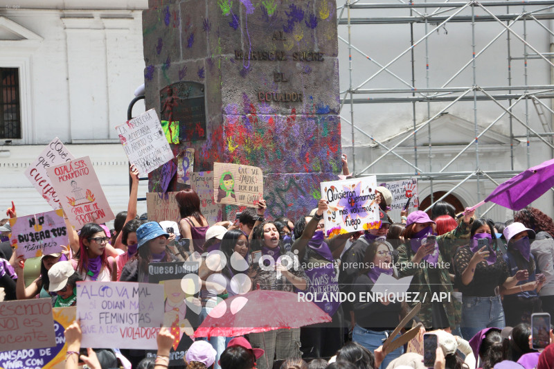 MARCHA 8M QUITO