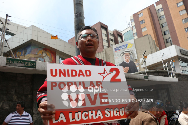 PLANTON UNIDAD POPULAR CNE